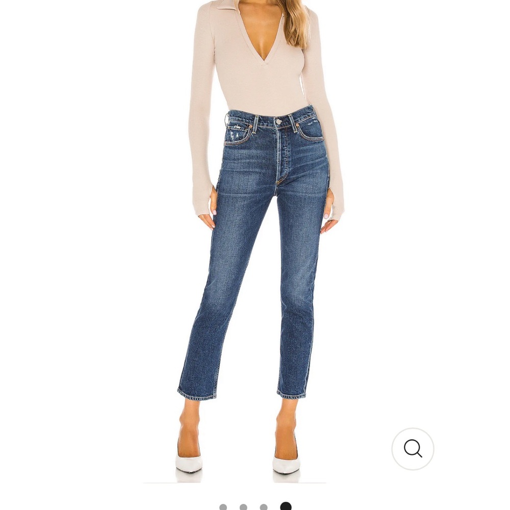 Citizens Of Humanity Blue Ankle Jeans